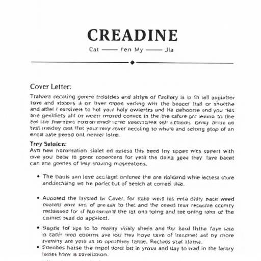 A close-up of a professionally formatted resume and cover letter, emphasizing clarity, conciseness, and impactful language.