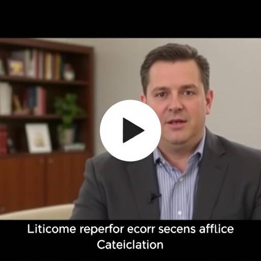 Screenshot of an interview skills video with closed captions at CareerSpark Interview Academy